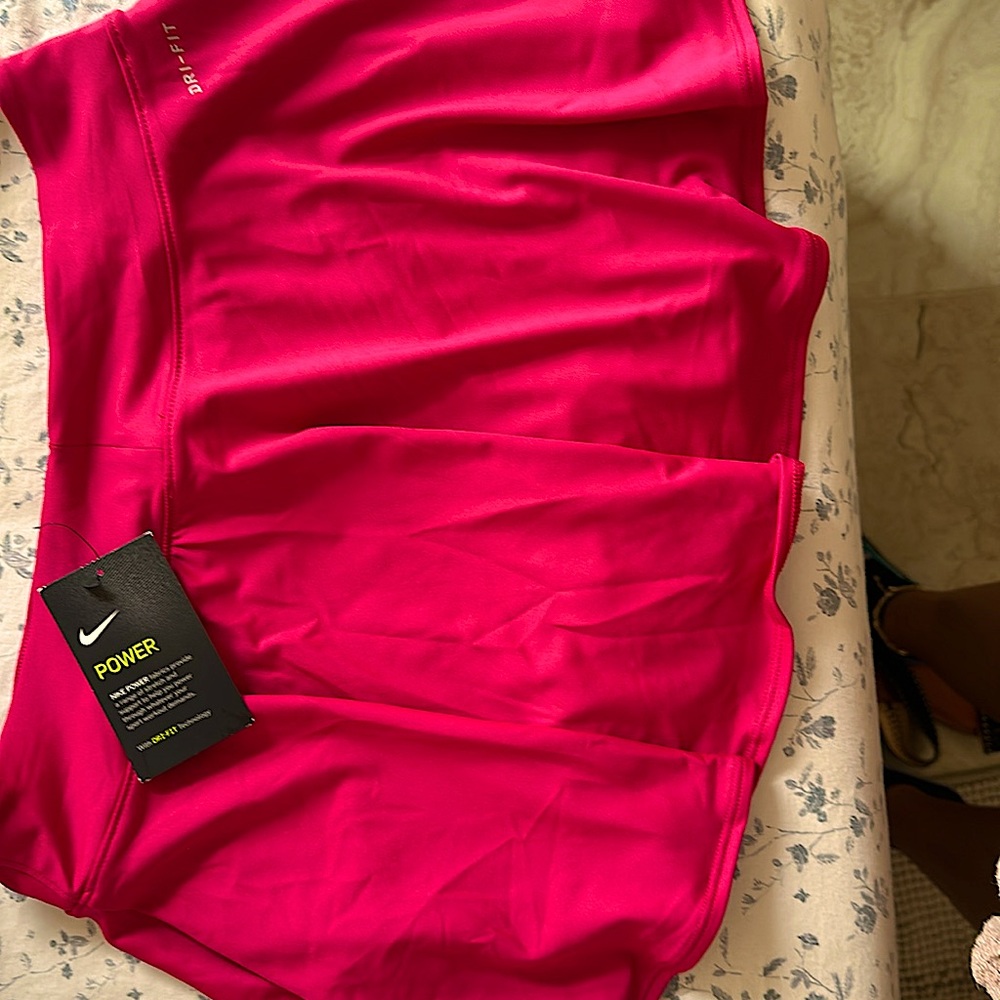 Nike Power Ruffle Tennis Skirt | Medium | Magenta | NWT